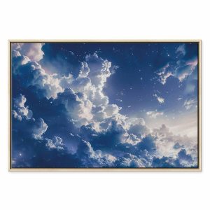 Tableau - Starry Clouds and Delicate Light Over a Corner of the Sky