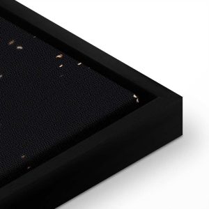 Tableau - Symmetry of Shapes (1-part) - Graphic Motif in Black Shade