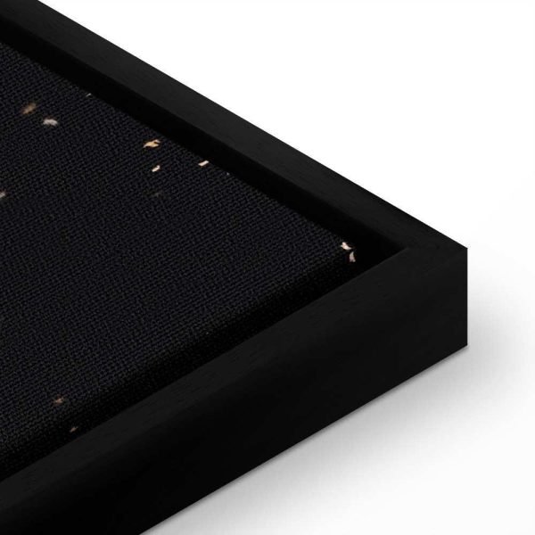 Tableau - Symmetry of Shapes (1-part) - Graphic Motif in Black Shade