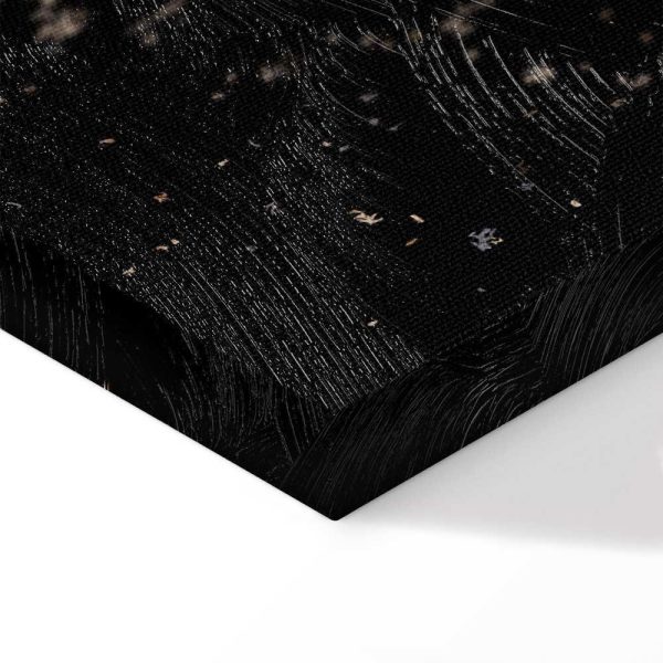 Tableau - Symmetry of Shapes (1-part) - Graphic Motif in Black Shade