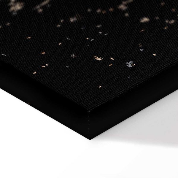 Tableau - Symmetry of Shapes (1-part) - Graphic Motif in Black Shade