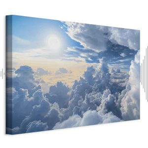 Tableau - Symphony of Light: Sun and Clouds Collaborating on a Beautiful Sky