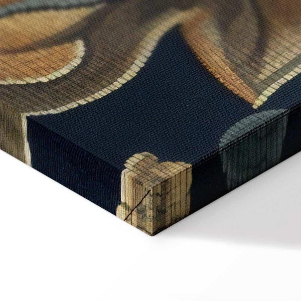 Tableau - Tapestry Large Flowers Retro Floral Motif in Kilim Style