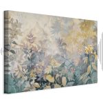 Tableau - Tapestry Pattern with a Meadow and Flowers Kilim with a Spring Motif