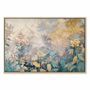 Tableau - Tapestry Pattern with a Meadow and Flowers Kilim with a Spring Motif