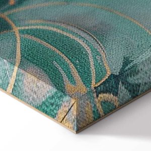 Tableau - Tapestry Pattern with a Meadow and Flowers Kilim with a Spring Motif