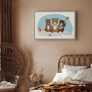 Tableau - Teddy Bears on the Beach (1 Part) Wide