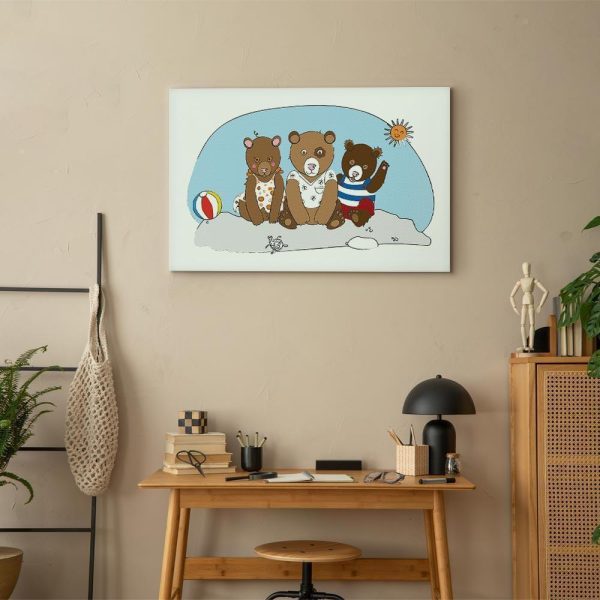 Tableau - Teddy Bears on the Beach (1 Part) Wide