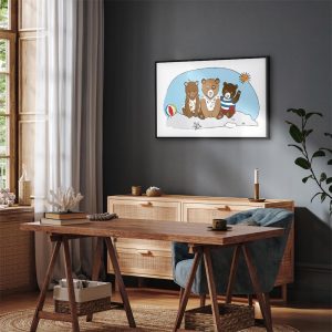 Tableau - Teddy Bears on the Beach (1 Part) Wide