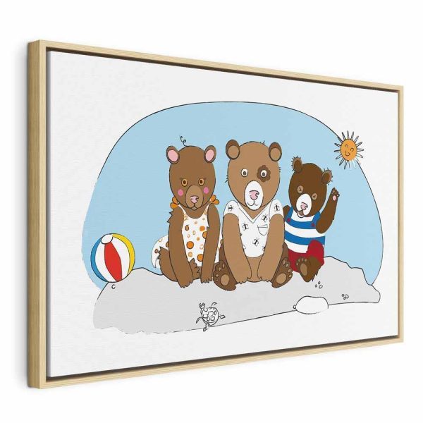 Tableau - Teddy Bears on the Beach (1 Part) Wide