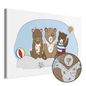 Tableau - Teddy Bears on the Beach (1 Part) Wide