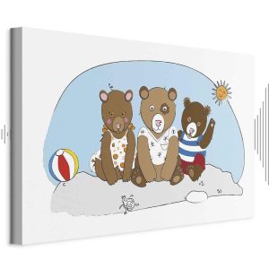 Tableau - Teddy Bears on the Beach (1 Part) Wide
