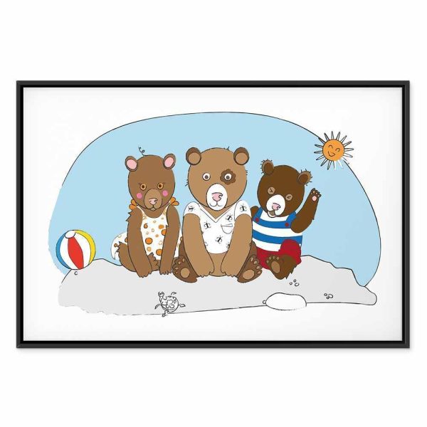 Tableau - Teddy Bears on the Beach (1 Part) Wide