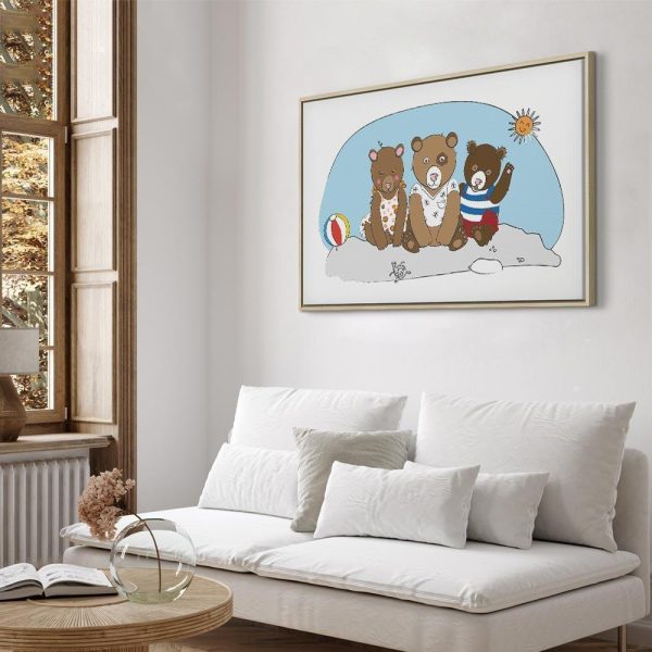 Tableau - Teddy Bears on the Beach (1 Part) Wide