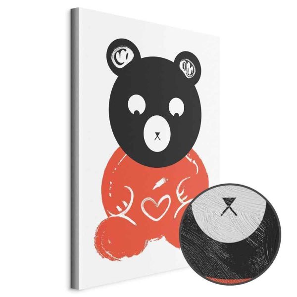 Tableau - Thoughtful Bear (1 Part) Vertical