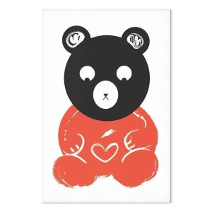 Tableau - Thoughtful Bear (1 Part) Vertical