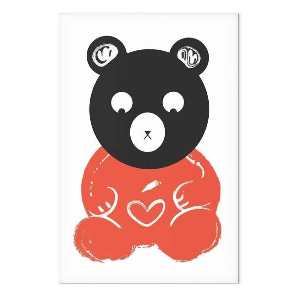 Tableau - Thoughtful Bear (1 Part) Vertical