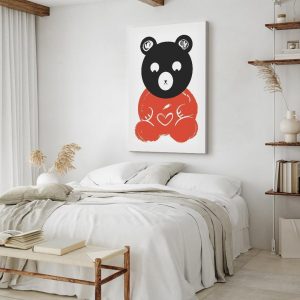 Tableau - Thoughtful Bear (1 Part) Vertical