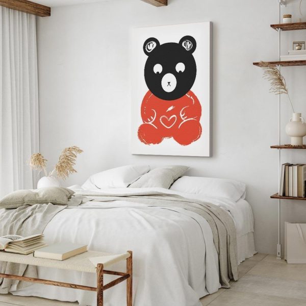 Tableau - Thoughtful Bear (1 Part) Vertical