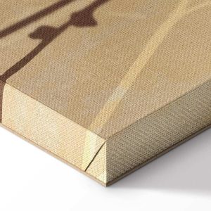 Tableau - Tiny Bird - Colorful Grasses in Golden Shades of Sunset