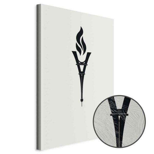 Tableau - Torch Shaped Like an Inverted Eiffel Tower