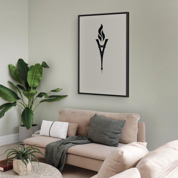 Tableau - Torch Shaped Like an Inverted Eiffel Tower