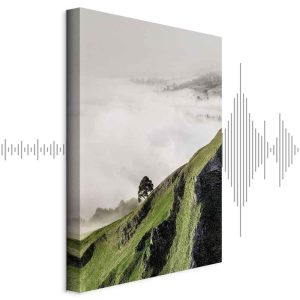 Tableau - Tree Above Clouds (1 Part) Vertical