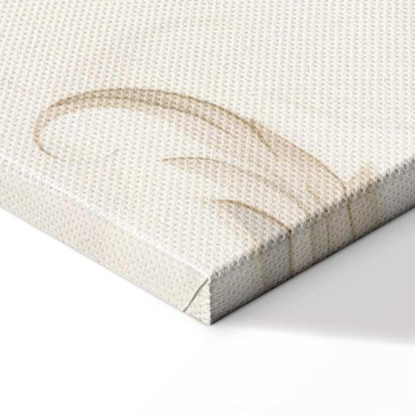 Tableau - Turquoise Flowers in Retro Ambience Floristic Ornaments