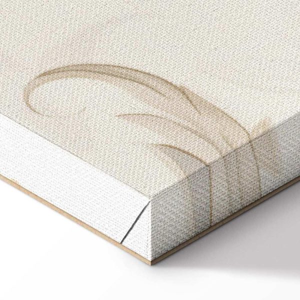 Tableau - Turquoise Flowers in Retro Ambience Floristic Ornaments