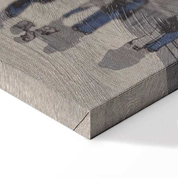 Tableau - Utagawa Hiroshige – Night time view of Saruwaka Street