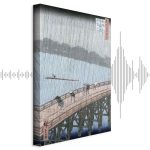 Tableau - Utagawa Hiroshige – Sudden Shower over Shin-Ohashi Bridge and Atake