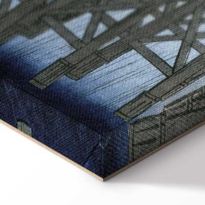 Tableau - Utagawa Hiroshige – Sudden Shower over Shin-Ohashi Bridge and Atake