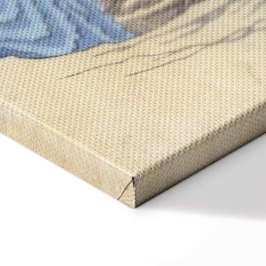 Tableau - Utagawa Hiroshige – The monkey bridge in the Kai province