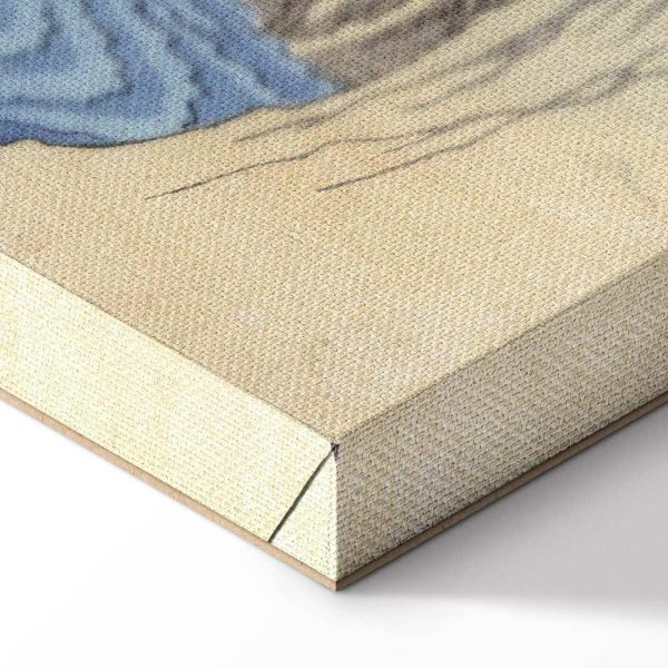 Tableau - Utagawa Hiroshige – The monkey bridge in the Kai province