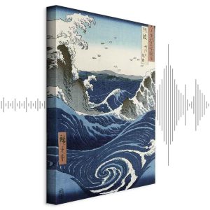Tableau - Utagawa Hiroshige – View of the Naruto whirlpools at Awa