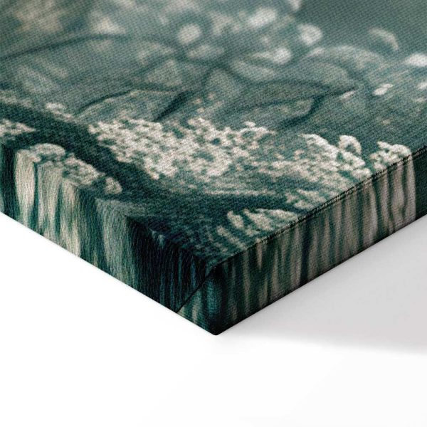 Tableau - View of the Park and Lake Retro Vintage Landscape in Greens