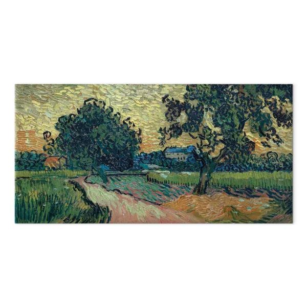 Tableau - Vincent Van Gogh – Landscape with the Chateau of Auvers at Sunset