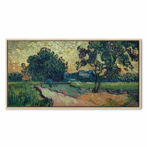 Tableau - Vincent Van Gogh – Landscape with the Chateau of Auvers at Sunset
