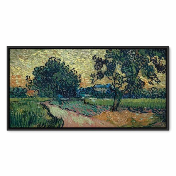 Tableau - Vincent Van Gogh – Landscape with the Chateau of Auvers at Sunset