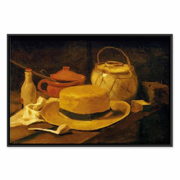 Tableau - Vincent Van Gogh – Still life with yellow straw hat