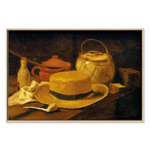 Tableau - Vincent Van Gogh – Still life with yellow straw hat