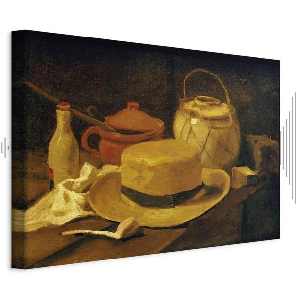 Tableau - Vincent Van Gogh – Still life with yellow straw hat Tableau - Vincent Van Gogh – Still life with yellow straw hat