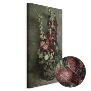 Tableau - Vincent Van Gogh – Vase of Hollyhocks
