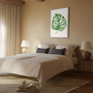 Tableau - Watercolor Monstera (1 Part) Vertical