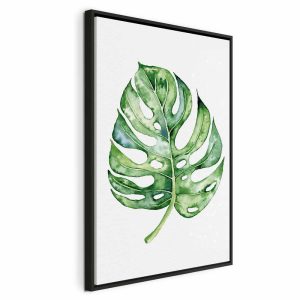 Tableau - Watercolor Monstera (1 Part) Vertical