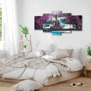 Tableau - Waterfall and Buddha