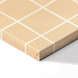 Tableau - Waving Lines - Creamy Grid on a Noisy Pastel Background