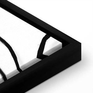 Tableau - White Monstera (1 Part) Vertical