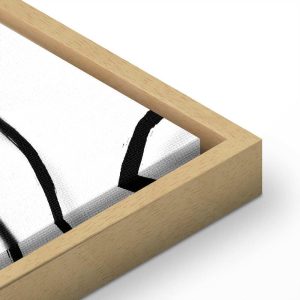 Tableau - White Monstera (1 Part) Vertical