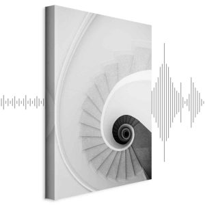 Tableau - White Stairs (1 Part) Vertical